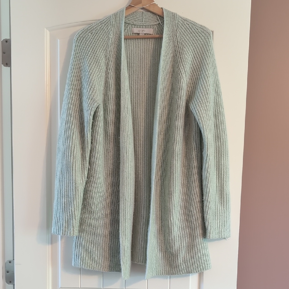 Loft Long Knit Cardigan